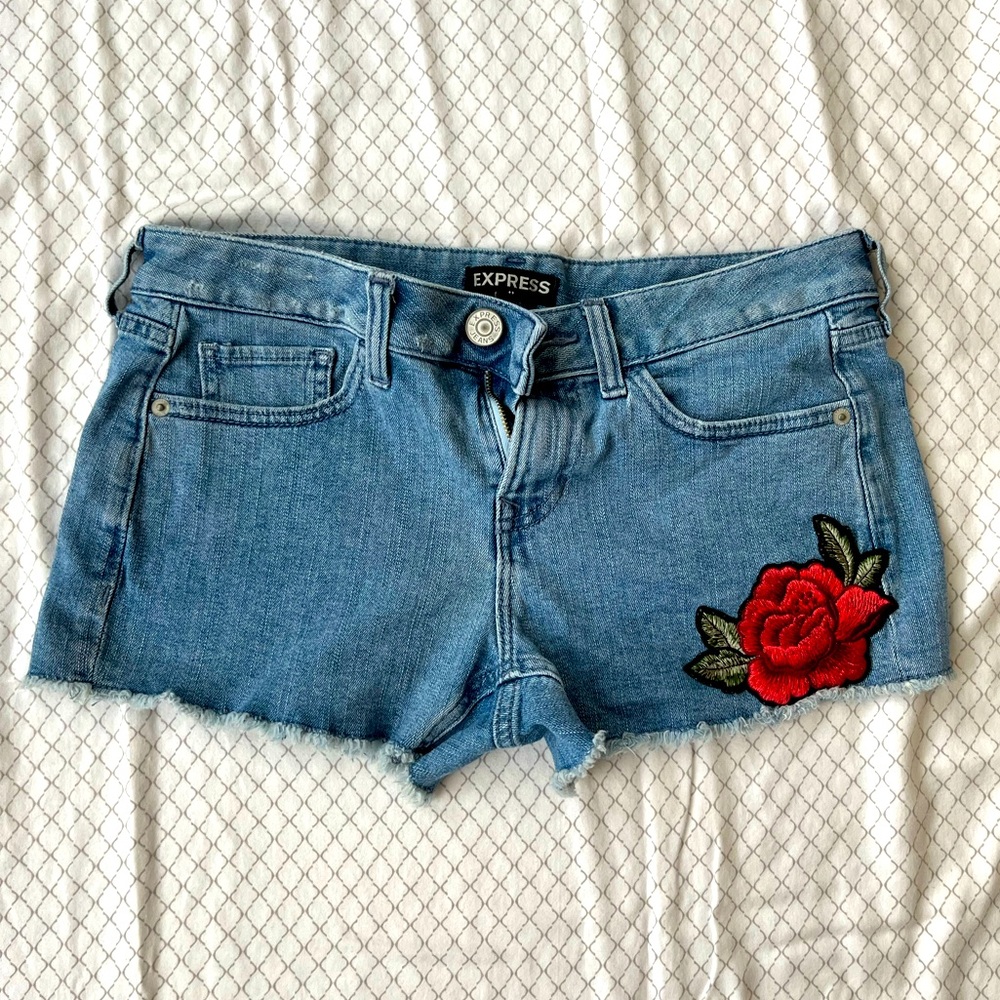 Express Jean Cut Off Short Size 2